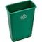 Global Industrial Rectangle Recycling Green, Plastic 261902RGN - alternate 4